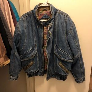 Vintage oversized Jean jacket!
